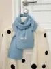 Bufanda de Punto de Lana Suave y Esponjosa Linda para Mujer Invierno Estilo Coreano Versátil Atmósfera Sensación Pareja Cálido Estudiante Bufanda de Lana