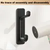 Estante de Almacenamiento para Secador de Pelo, Almacenamiento sin Taladro, Colgador para Secador de Pelo con Enrollador de Cable, Soporte para Secador de Pelo, Estante de Baño, Montado en la Pared