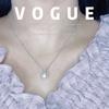 Collar con colgante de perla Shijia redonda de gran venta para mujer, gargantilla de perlas de moda para celebridad de internet, cadena para clavícula, cadena de cuentas sueltas, lujo ligero