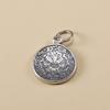 Accesorios de plata tailandesa S925 con etiqueta de Nine Palace Eight Diagrams, piezas colgantes, pulsera con etiqueta del zodíaco, colgante de collar de cuerda trenzada