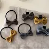 Pinza para el Cabello de Lana Estilo Coreano con Lazo Pinza Pequeña de Garra Tela de Alta Calidad de Guangzhou Lazo para el Cabello de Tela Retro Pinza para Flequillo Lateral