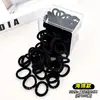 Elásticos de cabelo pretos elásticos para crianças, elásticos de cabelo para bebês, cordas de cabelo que não danificam, elásticos de polegar de alta elasticidade, acessórios de cabelo