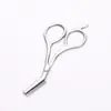 Tijeras de Acero Inoxidable para Recortar Cejas de Venta Caliente Transfronterizas, Tijeras de Belleza Antideslizantes, Recortador de Cejas Antiarañazos, Peine y Tijeras de Doble Propósito, Tijeras Pequeñas de Belleza