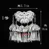 Joyería de Plata Miao, Accesorios de Vestimenta de Minorías Étnicas, Adornos Colgantes de Carrillón de Viento Étnico, Accesorios de Plata Miao para DIY