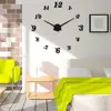 Atacado de fábrica digital coração diy adesivos de parede relógio relógio de parede europeu sala de estar quarto sala de estar criativo relógio de parede para casa