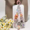 Auténtico Bubble Mart Fiesta de Pijamas A Través del Agujero Cristal Cuentas Pintadas a Mano Colgante para Teléfono Móvil Cadena para Teléfono Móvil Colgante para Teléfono Móvil Aleación