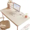 Toalha de Mesa e Jogo Americano, Cor Sólida, Simples, Luxo Leve, Sensação de Alta Qualidade, Protetor de Mesa, Impermeável, À Prova de Óleo, Lavável, Mesa de Estudo, Mesa de Escritório, Mesa de Chá