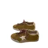 Versión Coreana 2025 Otoño Nuevos Zapatos Sucios de Suela Blanda para Mujer, Zapatos Sucios con Estrellas que Aumentan la Altura, Zapatillas Deportivas Retro Vintage para Mujer