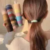 Nuevos Accesorios para el Cabello 20 Latas de Gomas Elásticas de Alta Elasticidad para el Cabello, Bandas de Goma Altas para Cola de Caballo, Cuerdas de Bolas para el Cabello, Anillos de Toalla Sin Costuras