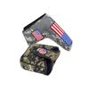Cubierta cuadrada para putter con bordado de camuflaje de golf, cubierta protectora de nailon con hebilla magnética para figura