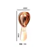 Colher Medidora de Aço Inoxidável 304 15/30ml para Pó, Chá, Café, com Escala, Ferramenta de Confeitaria, Colher de Leite em Pó, Compacta
