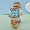 2025 Atravessando Fronteiras Aliexpress Fornecimento de Relógio Mecânico Masculino Estilo Casual Quadrado Moda Baida Watch Dropshipping
