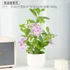 Lujo Ligero Estilo Escandinavo Planta Potos Simulada Bonsái Flores Artificiales Adornos Hoja de Tortuga Maceta Mesa Decoraciones de Flores Falsas