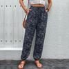 Bai Fen Zhi Yi2025 Nuevos Pantalones de Verano Europeos y Americanos Estilo Étnico Transfronterizo Pantalones Jogger Estampados Sueltos Casuales