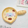 Frigideira Desenho Animado Acessórios de Cozinha de Resina Cola de Creme DIY Atacado Enfeites para Casa de Bonecas Brinquedo de Comida Pingente de Sacola Surpresa Material