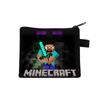 Cartera con Cremallera de Minecraft Poliéster Estampado Pequeña Bolsa de Dinero para Niños Estudiante Bolsa de Almacenamiento Portátil Dropshipping