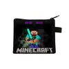 Monedero de Minecraft de Venta Caliente Transfronterizo, Mini Cartera Corta para Niños, Portallaves Portátil para Tarjeta de Acceso, Venta al por Mayor