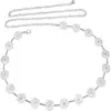 Nueva Cadena de Cintura Geométrica Tallada Retro para Mujer Transfronteriza Metal Elegante Versátil Clásico Occidental Fabricante Productos en Stock Envío Directo