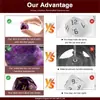 Jogo de Tabuleiro Dungeons and Dragons Mais Vendido Conjunto de 7 Peças Pedra Natural Dados Multifacetados de Ametista Dnd Rpg