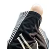 Pantalones Cortos de Estilo Americano con Tres Rayas para Hombre, Pantalones Finos de Cinco Puntos para Verano, Pantalones Largos Casuales Sueltos para Playa y Deportes para Hombre