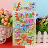 Adesivo infantil de bolha de desenho animado Princesa de gelo Animal Dress-up Girl Bronzing Adesivo Adesivo estéreo
