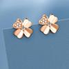 Set Semanal de Aretes de Plata Pura S999 para Mujer, Aretes de Aguja de Plata, Regalo de San Valentín o Cumpleaños para Niñas, Nuevo Estilo