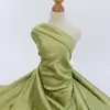 En stock Crisantemo Guofeng Color Elástico Orquídea Ciruela Ding Bambú Crisantemo Seda de Imitación Tela Jacquard Hanfu Forro de Vestido