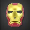 Máscara de Spider-Man Iron Man para Niños, Media Cara, Vengadores, Capitán América, Accesorios de Halloween, Juguete de Moda