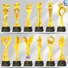 Nuevo trofeo de resina para competiciones de baile, concursos de canto, eventos de fútbol y baloncesto, y premios al empleado destacado se pueden personalizar