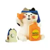 Imán para Refrigerador Imán de Gato Japonés Succión Fuerte Imán DIY Mensaje Juguete de Comida Artificial Manualidades Imán para Refrigerador Ciudad China