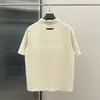 Camisa Polo de Manga Corta con Cuello Solapa Doble Niebla Color a Juego Esenciales Letra de Silicona Estilo Americano High Street Camiseta de Verano para Hombre