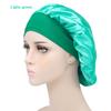 Nova touca de dormir de aba larga de cor sólida, moda feminina, touca elástica para cuidados com os cabelos, touca colorida para quimioterapia, touca de lavagem, saída de fábrica