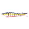 Señuelo biónico de múltiples secciones, cebo de 8 secciones, señuelo duro roto de tela, pez de múltiples secciones 13.7cm/27g, fabricantes de equipo de pesca en stock