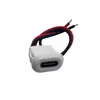 Tipo-C Hembra Interfaz USB 3.1 2P Tipo Tarjeta Impermeable con Cable DIY Simple Enchufe Reversible Puerto de Carga Tipo C