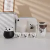 Juego de Té de Viaje Panda Zhihetang Juego Portátil de Una Olla Tres Tazas Seis Tazas para Exterior para Llevar Taza Exprés Regalo