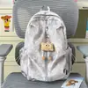 Mochila de Color Sólido Estilo Ins Academy Estilo Japonés para Chicas de Secundaria, Estudiantes de Preparatoria y Universitarias, Mochila Pequeña Ligera para Salidas