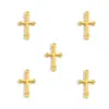 Pendente de Cruz de Liga de Metal Multicor Mais Vendido Transfronteiriço Acessórios para Joias DIY Pulseira Chaveiro Pingente de Brinco T112