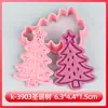 Serie Navideña Molde para Galletas Reno Dibujo Animado 3D Molde para Galletas DIY Arcilla Árbol de Navidad Duende Impresión Artificial