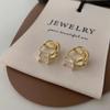 Pendientes de cadena de circonita cuadrada con diseño de nicho femenino, personalidad exagerada, pendientes de temperamento simple