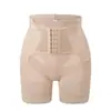 Pantalones Abdominales de Cintura Alta Postparto Nuevos Pantalones Moldeadores de Cuerpo de Encaje Levantamiento de Glúteos Cintura Seis Botones Calzoncillos Delgados