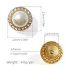 Anel de Moda de Metal Prateado com Design de Estrela e Coração, Incrustado com Pérolas, Fivela de Sapato Exquisita de Luxo Leve Banhada a Ouro para Tamancos