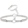 Oye Estilo Europeu e Americano Sexy Harness de Bondage Cinto Corporal Gótico Harajuku Estilo Feminino Couro Corrente de Cintura Ajustável