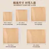 Venta al por mayor de fábrica Hecho a medida Papel Kraft Papel a prueba de aceite Alfombrilla de papel para hornear Papel para bolas de arroz Hamburguesa Pastel de luna Papel de envoltorio de alimentos desechable Alfombrilla