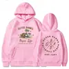OUTER BANKS Drama Americano Bund Quest Moletom com Capuz Estampado Solto Casual Blusa com Capuz