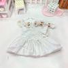 Ropa para Bebé Talla S Vestido de Novia de Campana Traje de G-Dragon 40cm Ropa de Stellalou Peluche 30cm Oso Lina