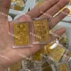 Adesivo de Celular Folha de Ouro Estilo Shuibei, Amuleto Carteira de Celular Tesouro da Riqueza, Folha de Ouro Estilo Shuibei