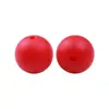 Cuentas de Silicona de 15 mm, Redondas para Pulsera de Abalorios DIY, Llavero, Accesorios para Joyería, Cuentas Sueltas al por Mayor en Stock