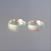 Anillo de Pareja s999 Plata de Ley Montañas Changbai Set de Anillos Lujo Ligero Anillo para Mujer Nicho Exquisito Anillo Ajustable Gama Alta Versátil