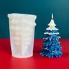 Vela Perfumada Árbol de Navidad Molde de Silicona Difusor DIY Yeso Jabón Hecho a Mano Cubito de Hielo Herramienta para Moler Pino