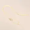 Cordón para Collar de Nudo Ruyi Estilo Nuevo Adecuado para Colgar Colgantes de Oro, Cordón de Collar Trenzado Ajustable Semi-Terminado para DIY